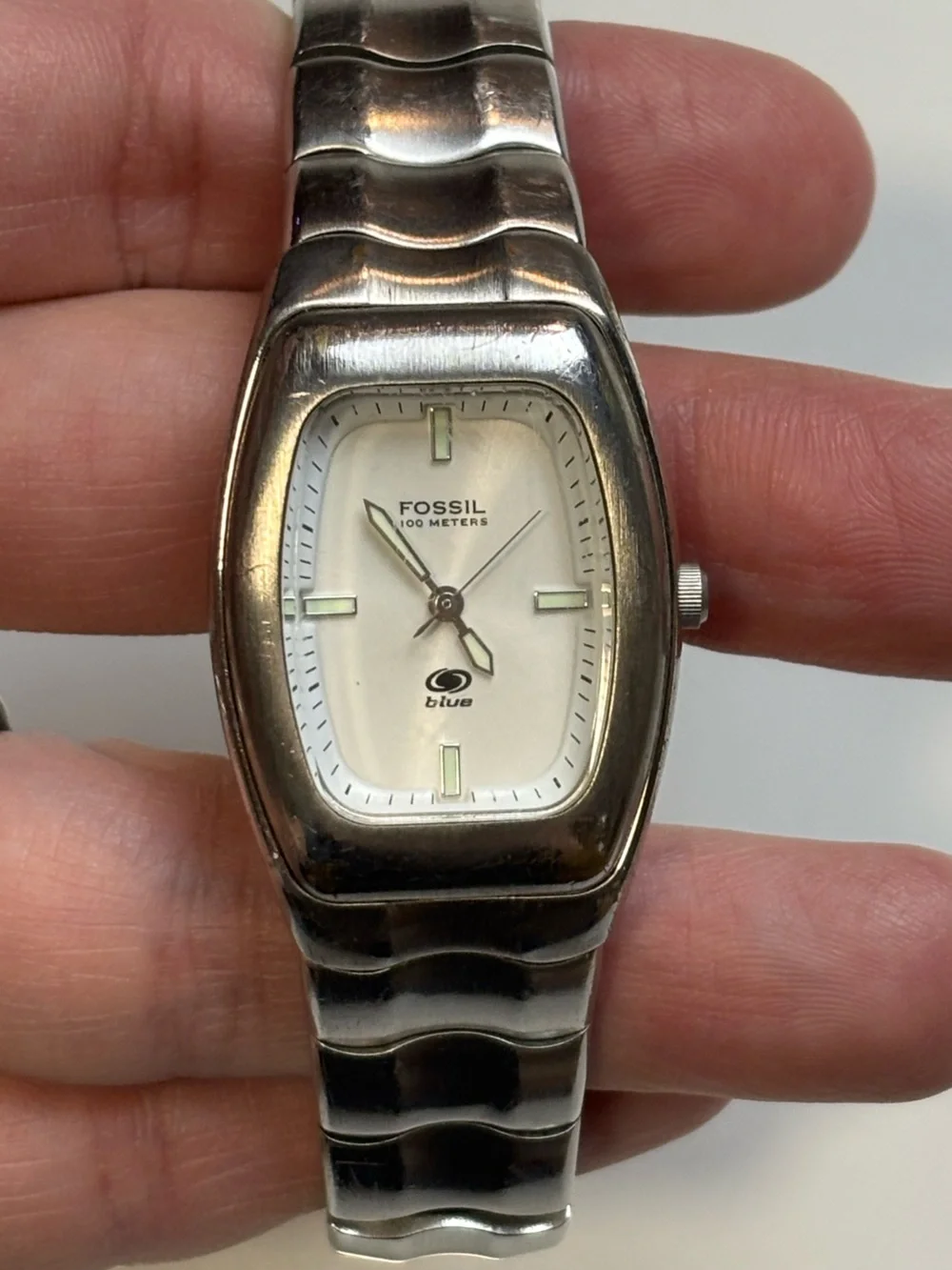 Fossil Blue 100‎ meters AM 3344 watch